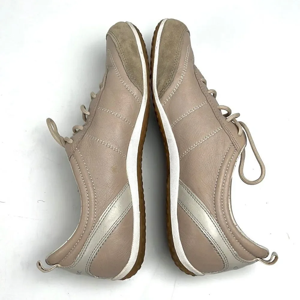 Geox Lightweight Comfort Beige Respira Sneaker Shoes Size EUR 39, US 9